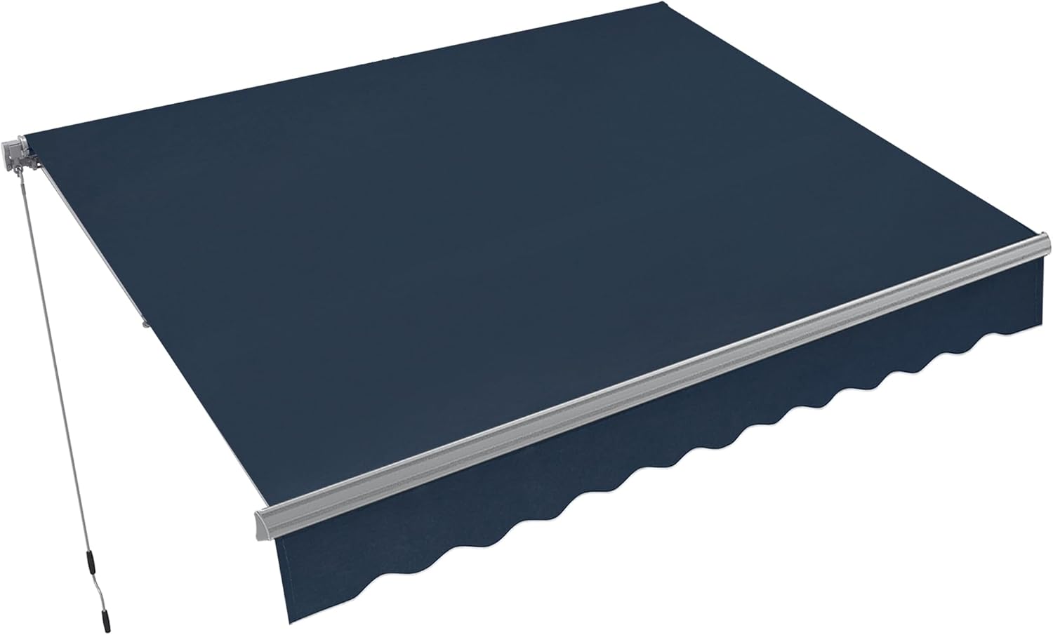 MCombo Patio Awning 8x7 Feet Sunshade Canopy for Manual Retractable Awnings, 4607 (Dark Green, 8x7ft)