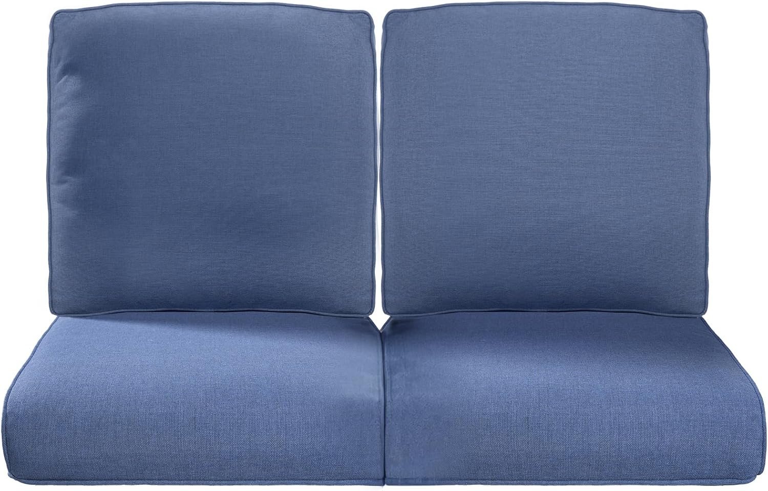 Luxury 24x24x6 Inch Outdoor Cushions for 5 Peice Patio Furniture Set - Set of 5 Water-Resistant Pillow for Dining Rocking Swivel Chairs Loveseat Couch Sectional Sofa - Beige