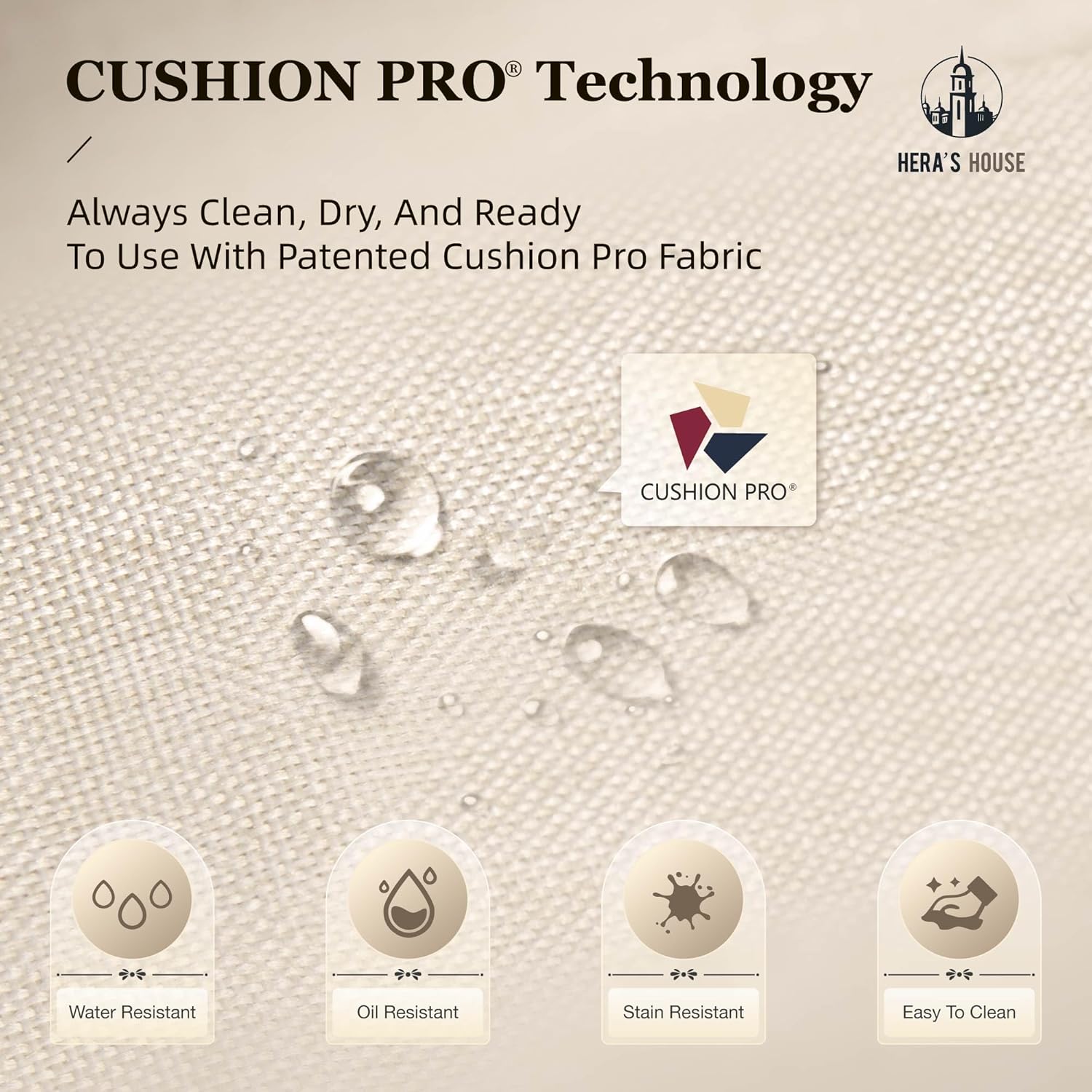 HERA'S HOUSE Patio Furniture Set with Swivel Chairs, High Back Outdoor Wicker Furniture with 5.5" Thick Cushions, Outside Conversation Sofa Sets for Backyard Deck Lawn, Beige